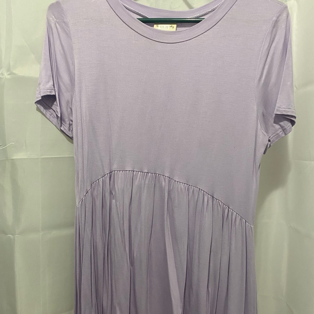 Lavender Baby Doll Top